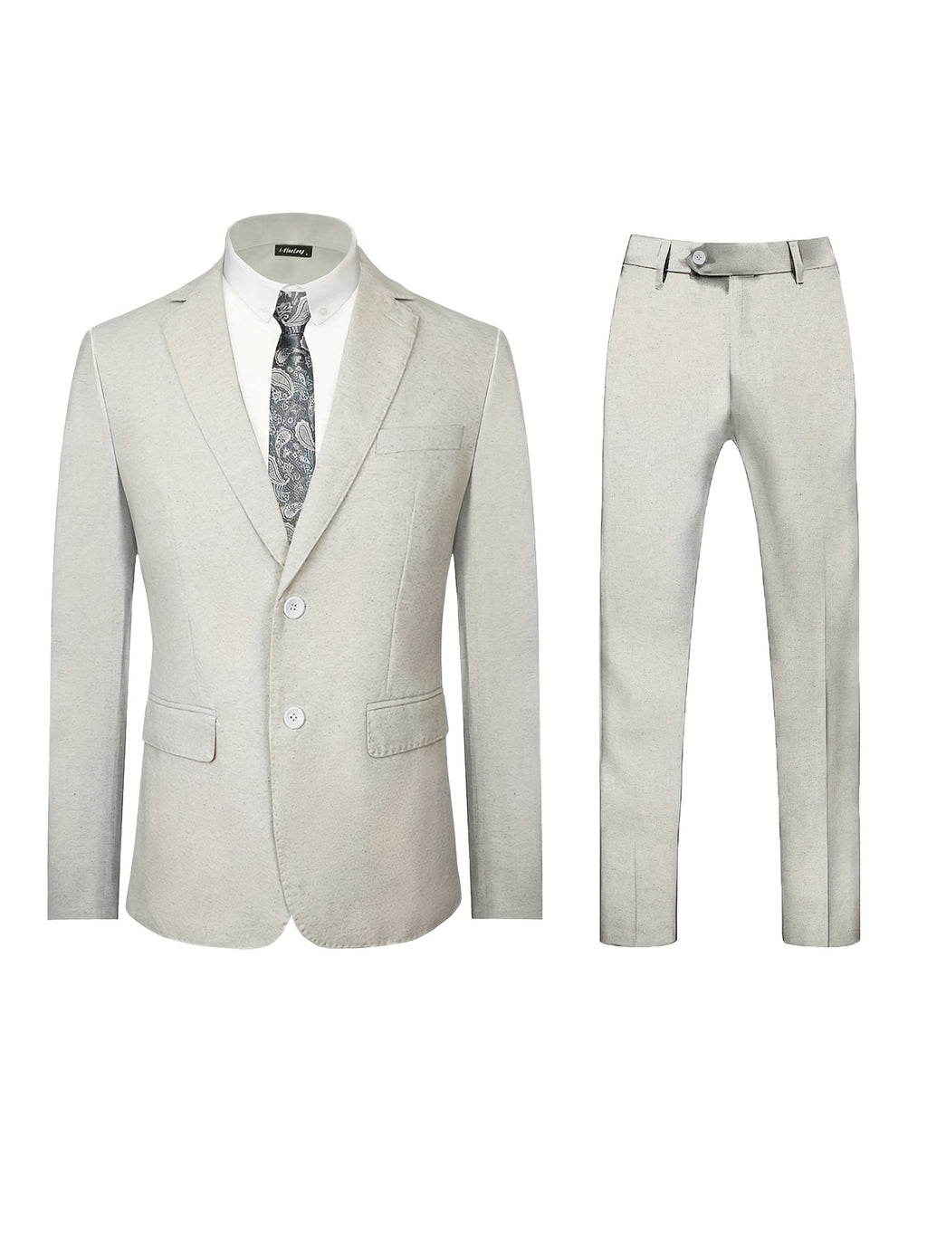 Men’s Slim-Fit Formal Suit for Balls & Banquets – Apricot