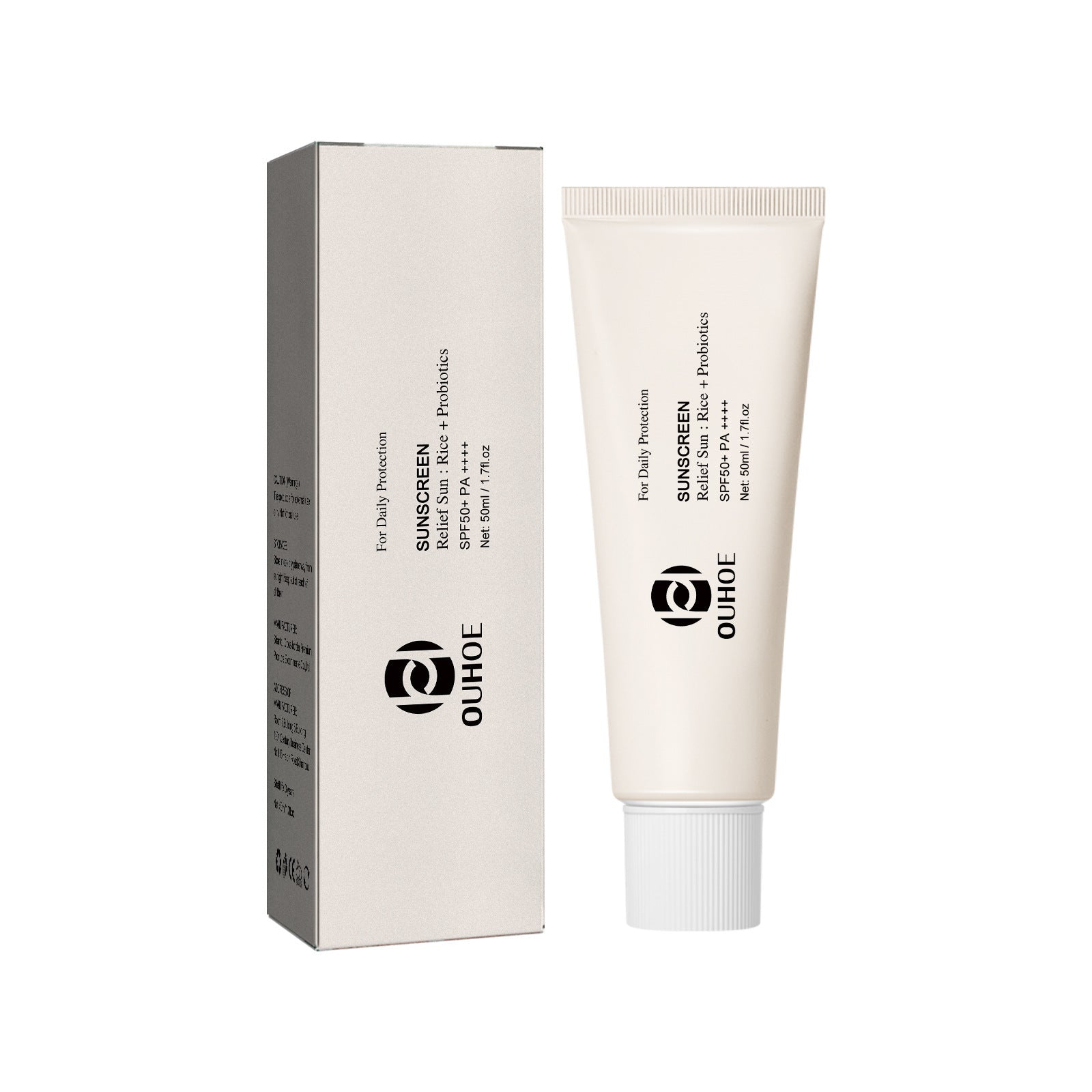 OUHOE Rice Probiotic UV Protection & Moisturizing Face Cream
