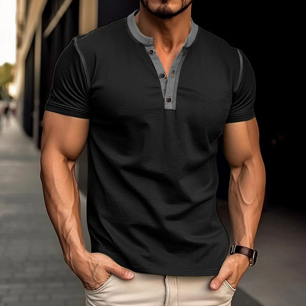 Men’s Summer Short-Sleeve Polo Shirt