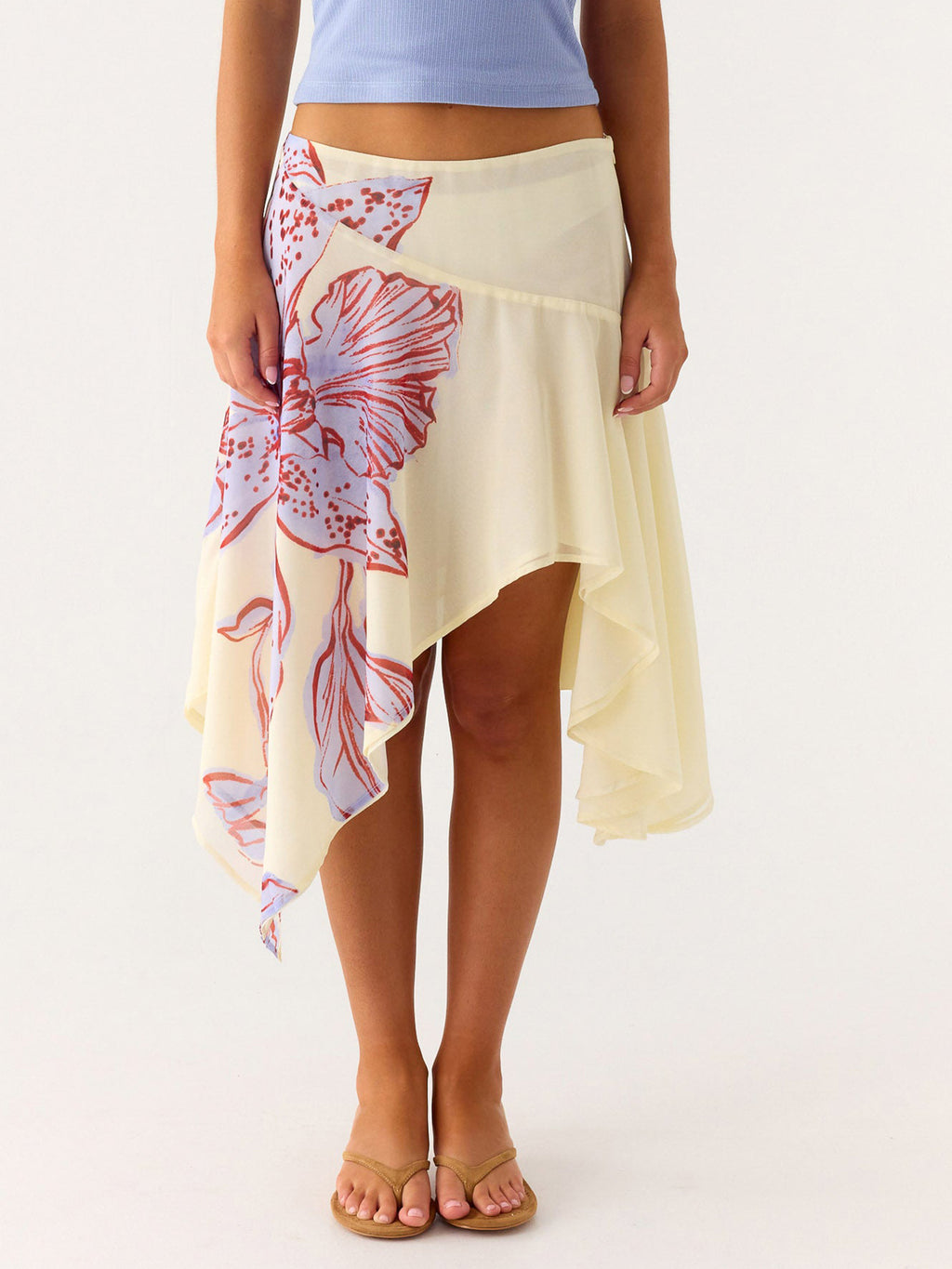Resort-style European And American Half Skirt New High-waisted Design