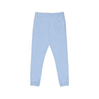 Embroidered Minimal Logo Sweatpants — Garment-Dyed Fleece Joggers