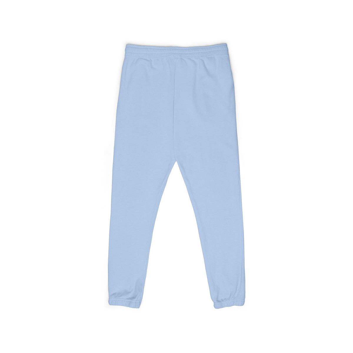 Embroidered Minimal Logo Sweatpants — Garment-Dyed Fleece Joggers