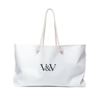 Personalized V&V Weekender Bag — Large Monogram Travel Tote