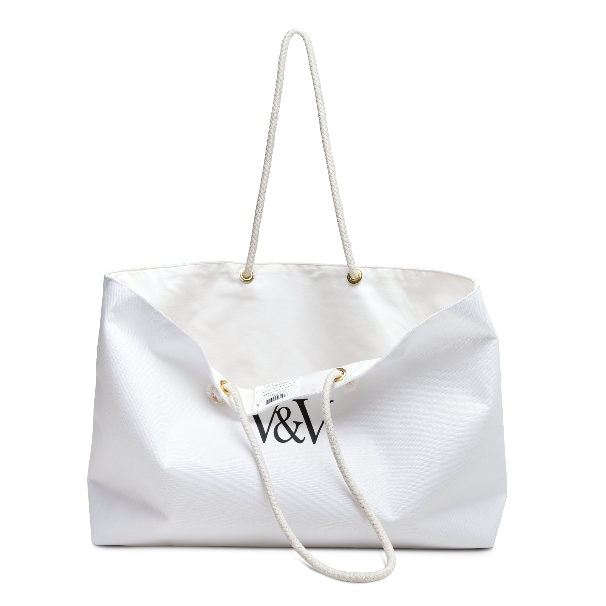 Personalized V&V Weekender Bag — Large Monogram Travel Tote