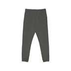 Embroidered Minimal Logo Sweatpants — Garment-Dyed Fleece Joggers