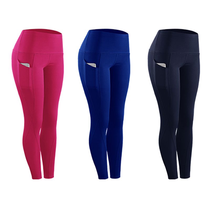 Women’s High-Stretch Compression Fitness Leggings with Pocket