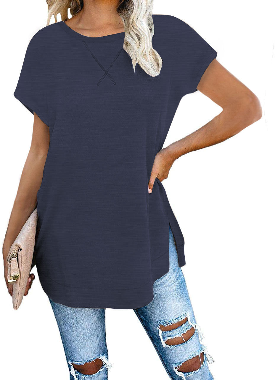 Women’s Casual Polyester T-Shirt Top
