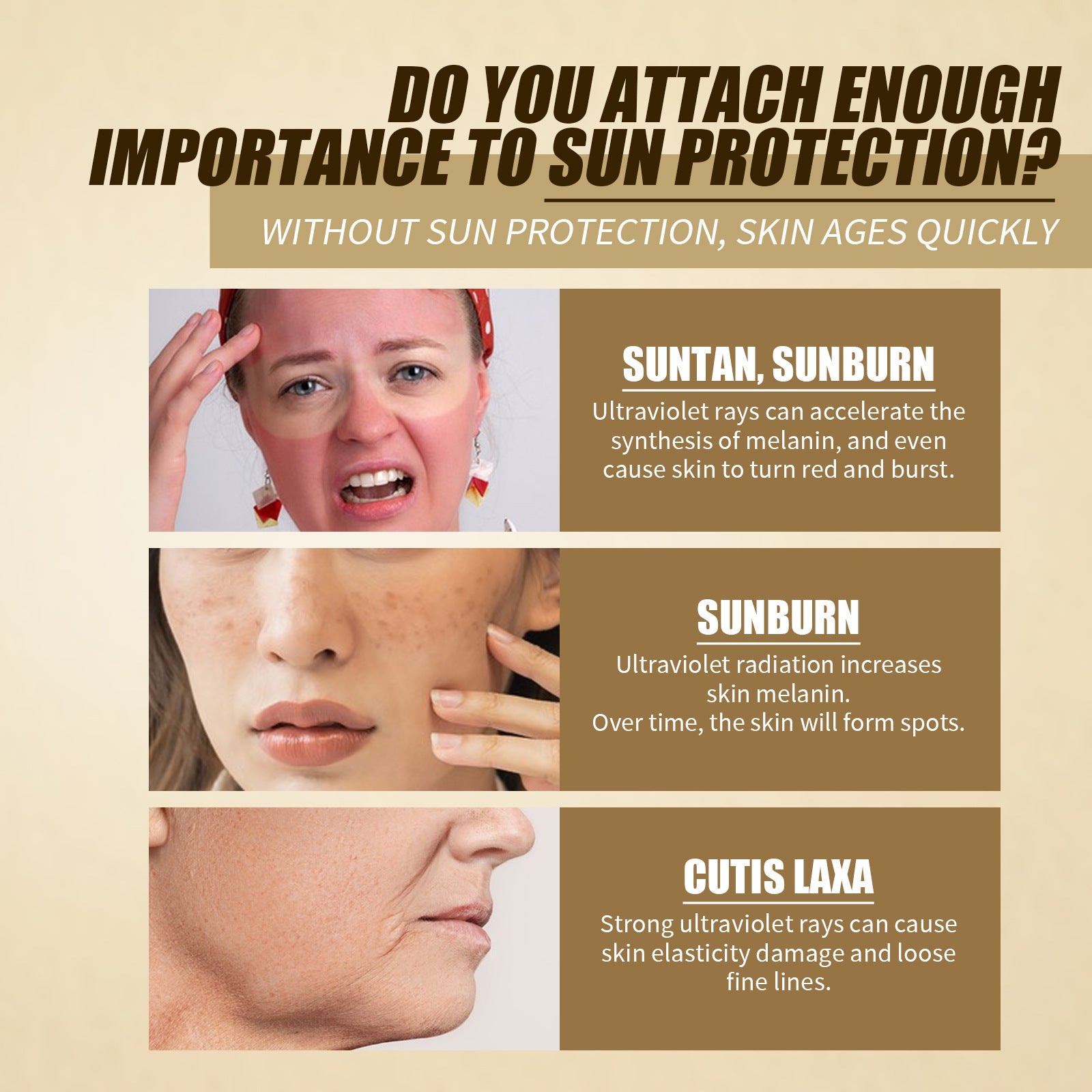 OUHOE Rice Probiotic UV Protection & Moisturizing Face Cream
