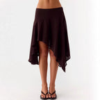 Resort-style European And American Half Skirt New High-waisted Design