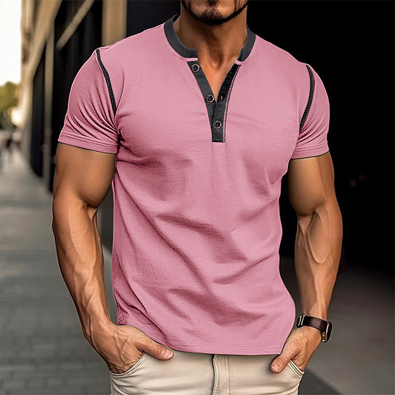 Men’s Summer Short-Sleeve Polo Shirt