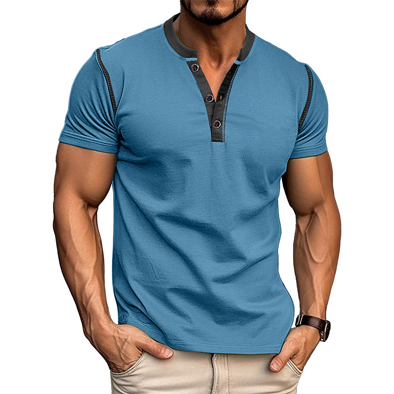 Men’s Summer Short-Sleeve Polo Shirt