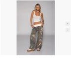 Loose-fitting Straight-leg Jeans With Pockets Fashion Casual Trousers Street-style Pants Women's Clothing
