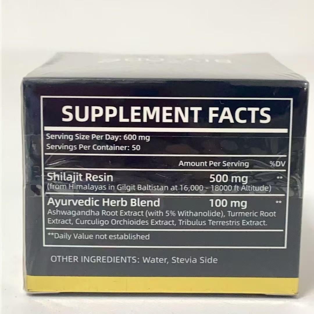 Himalayan Shilajit Herbal Gummies with Ashwagandha & Gokshura