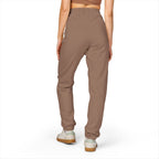 Embroidered Minimal Logo Sweatpants — Garment-Dyed Fleece Joggers