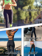 4-Pack Women’s High-Waist Butt-Lifting Flare Yoga Leggings