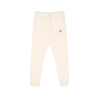 Embroidered Minimal Logo Sweatpants — Garment-Dyed Fleece Joggers