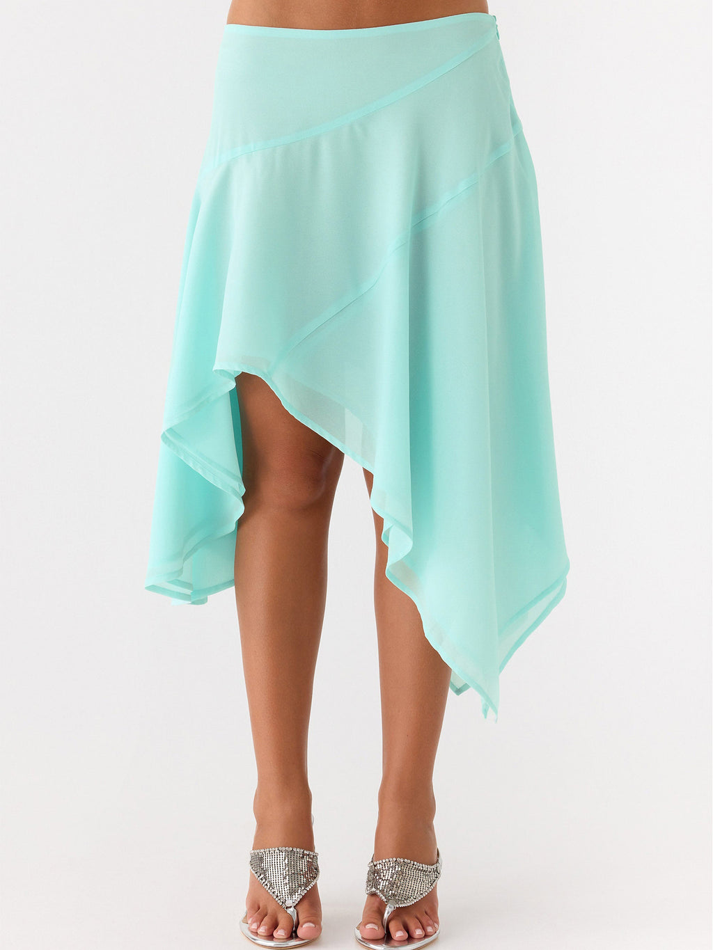 Resort-style European And American Half Skirt New High-waisted Design