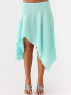 Resort-style European And American Half Skirt New High-waisted Design