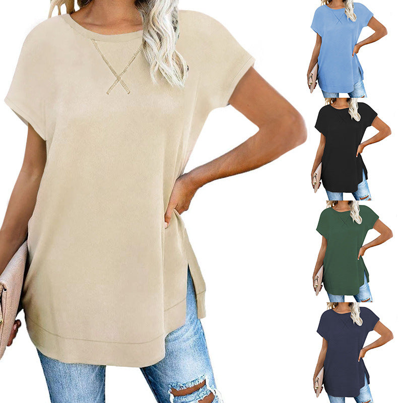 Women’s Casual Polyester T-Shirt Top