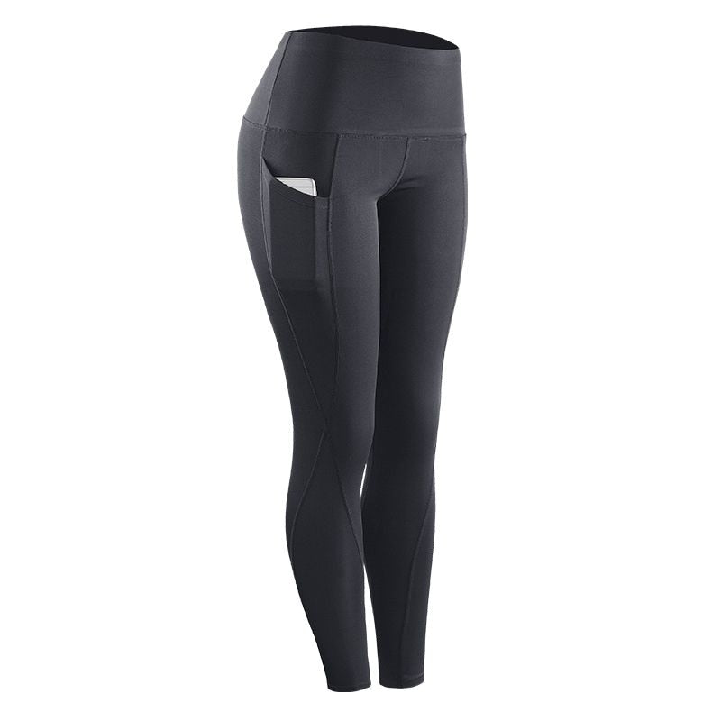 Women’s High-Stretch Compression Fitness Leggings with Pocket