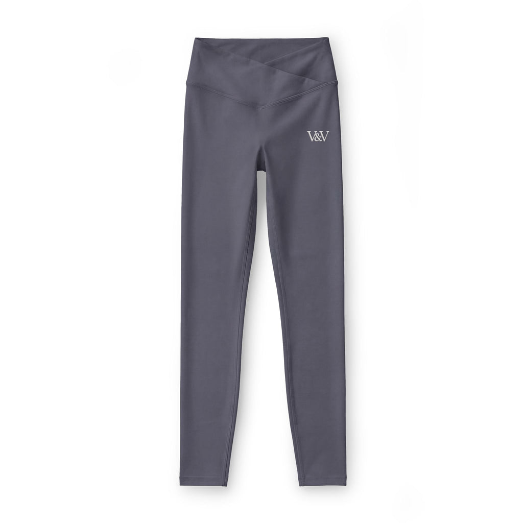 Women’s Luxe Leggings — V&W Monogram High-Waist Workout & Athleisure Leggings