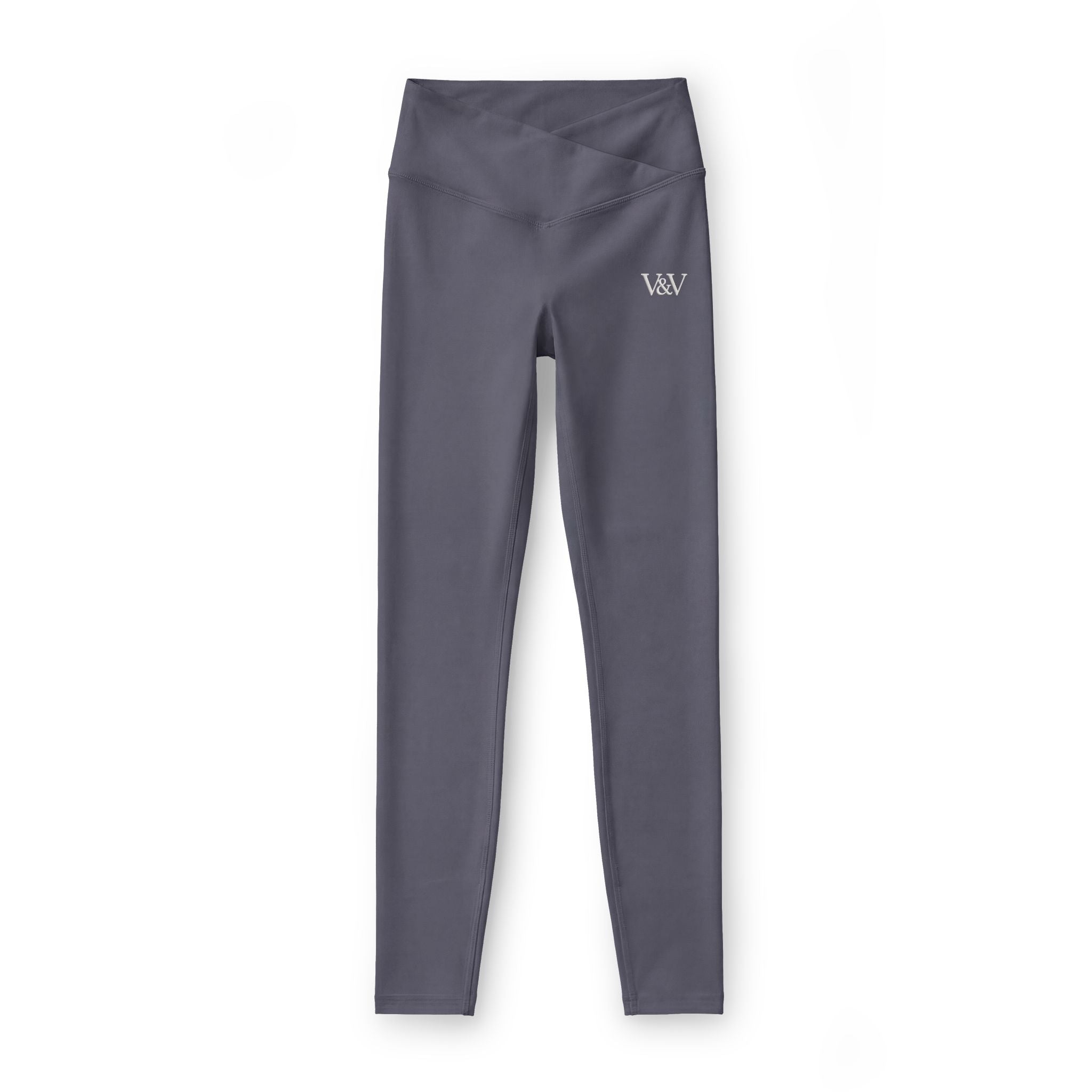 Women’s Luxe Leggings — V&W Monogram High-Waist Workout & Athleisure Leggings