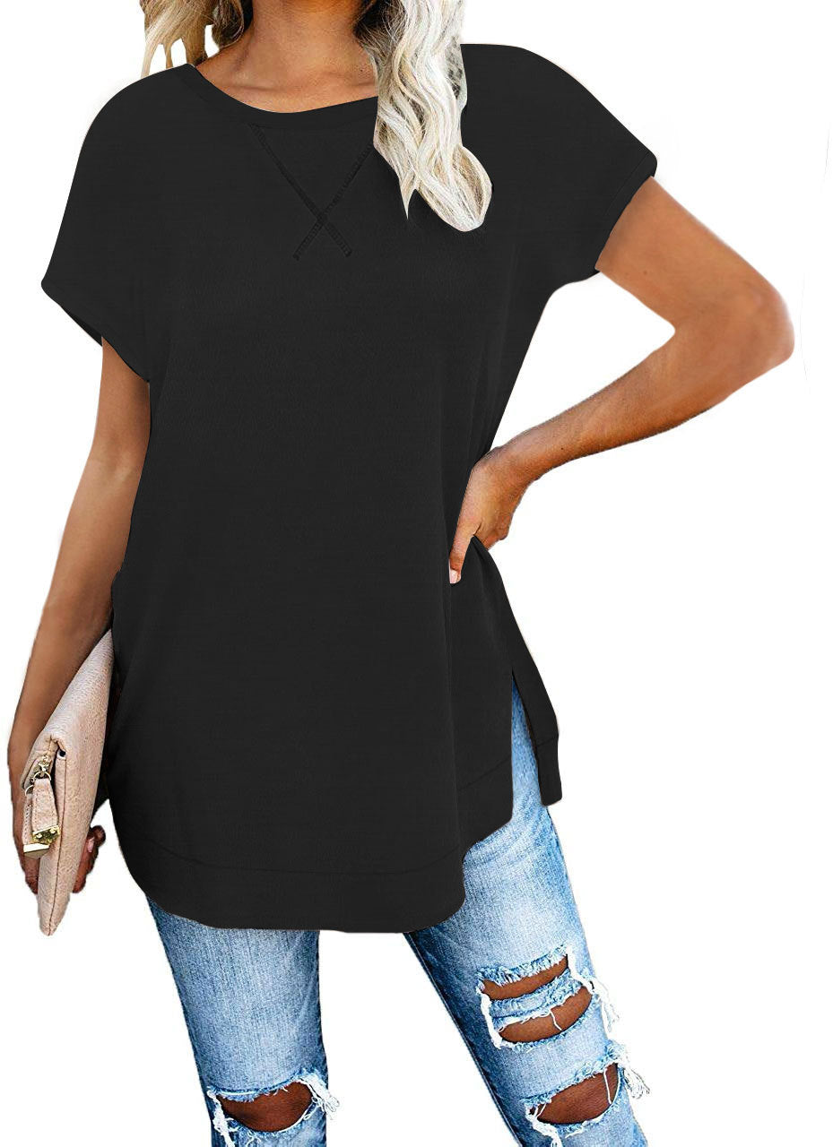 Women’s Casual Polyester T-Shirt Top