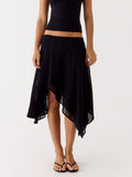 Resort-style European And American Half Skirt New High-waisted Design