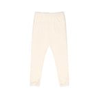 Embroidered Minimal Logo Sweatpants — Garment-Dyed Fleece Joggers