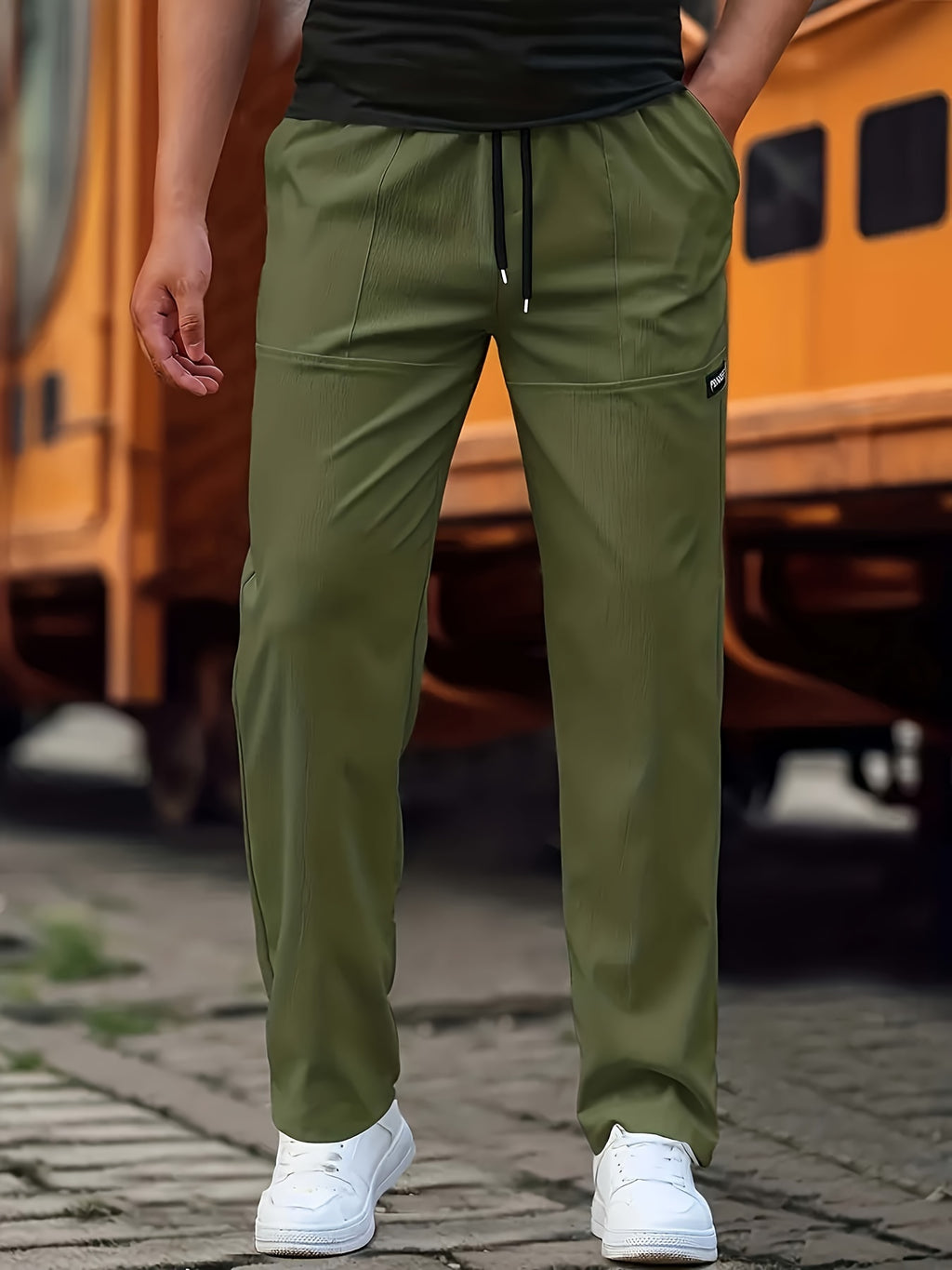 Men’s Fashion Printed Ankle Pants – Casual & Trendy