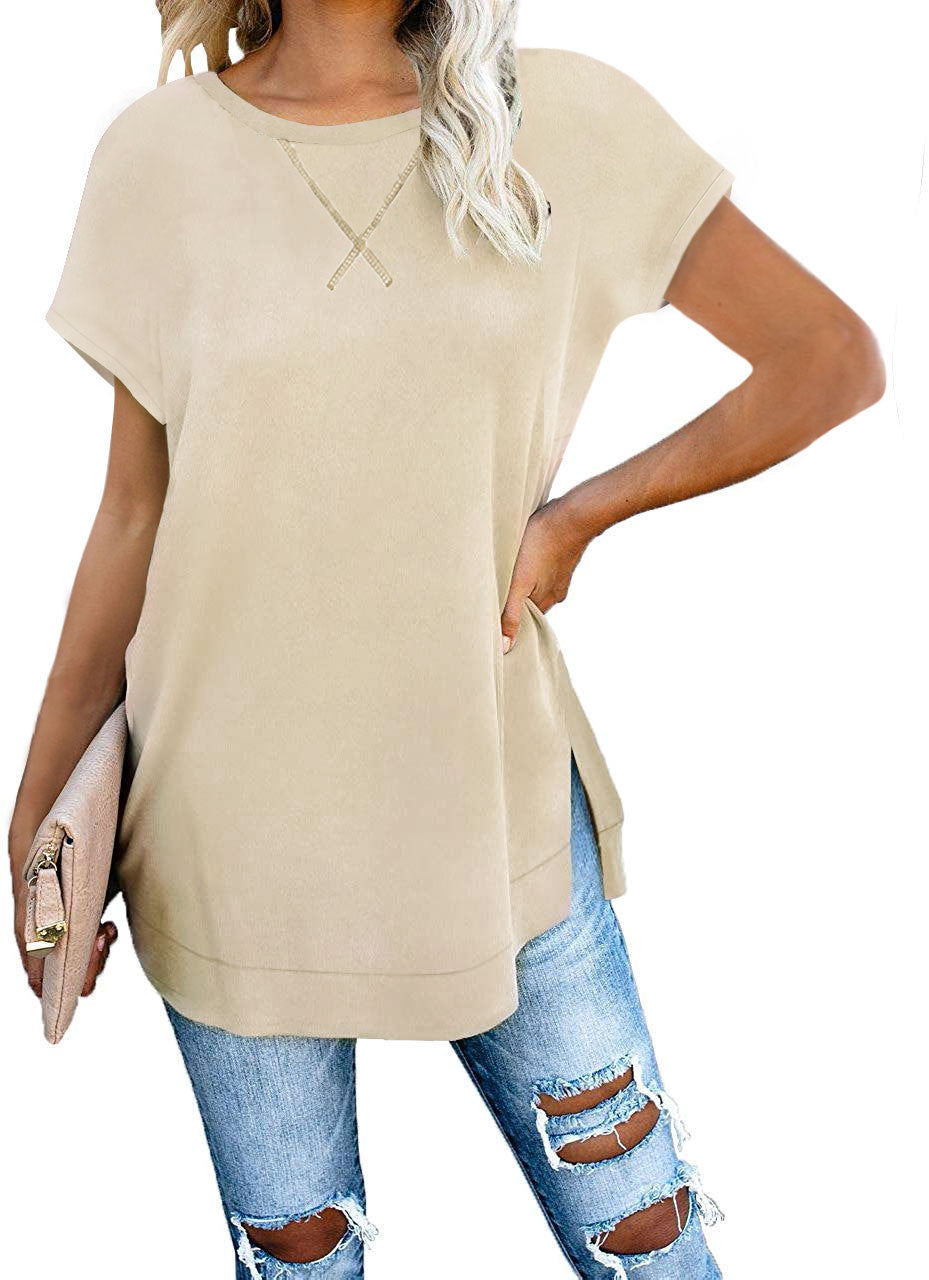 Women’s Casual Polyester T-Shirt Top
