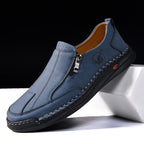 Mens Lace-up Leather Outdoor Casual Shoes