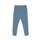 Embroidered Minimal Logo Sweatpants — Garment-Dyed Fleece Joggers