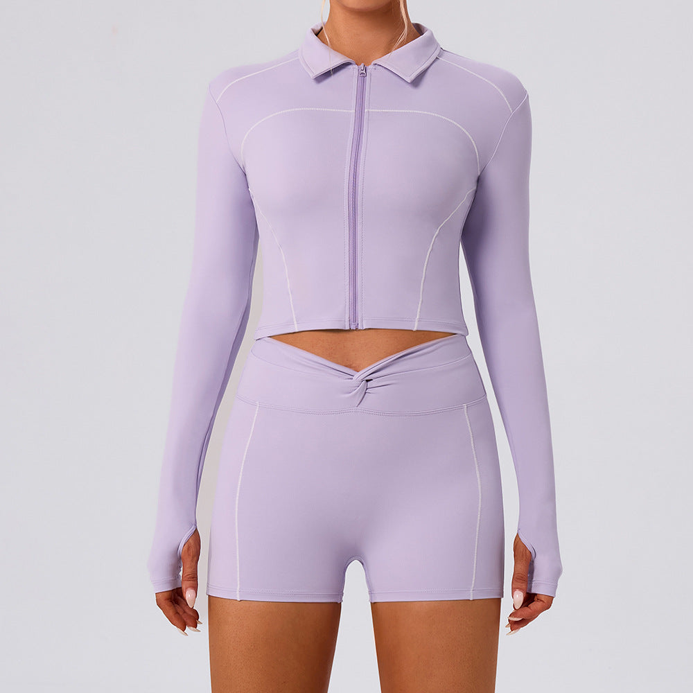 Women’s Slimming Yoga Top & Pants Set – Fitness & Activewear