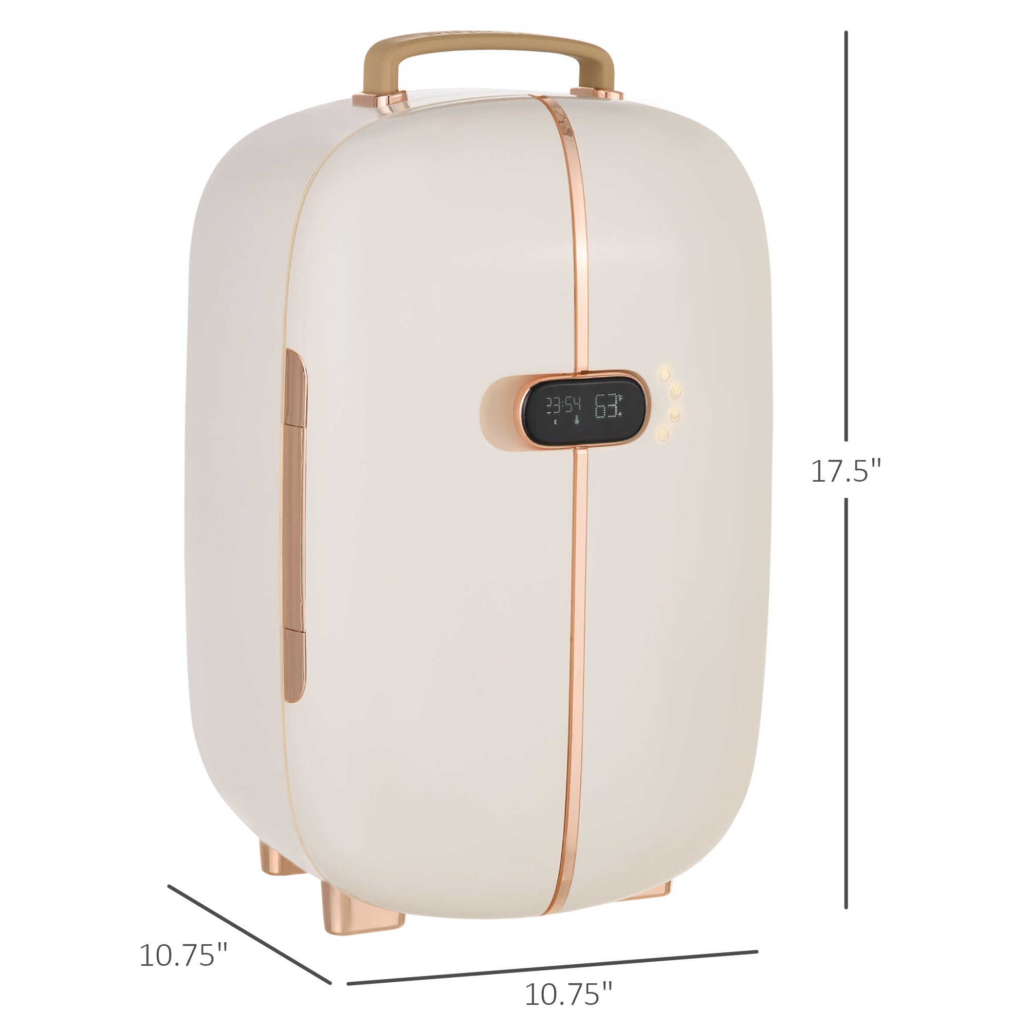 Portable Skincare Fridge With LED Display, 12L Mini Fridge For Beauty