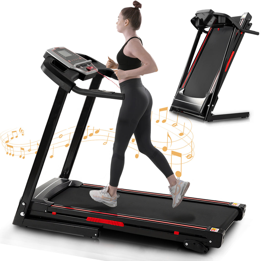 3.5HP Folding Electric Treadmill with Incline & LED Display