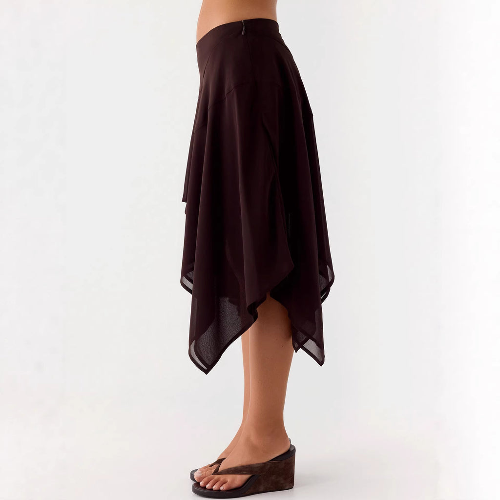 Resort-style European And American Half Skirt New High-waisted Design