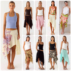 Resort-style European And American Half Skirt New High-waisted Design