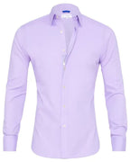 Men’s Long Sleeve Zipper & Button Lapel Shirt – Slim Fit Fashion Top