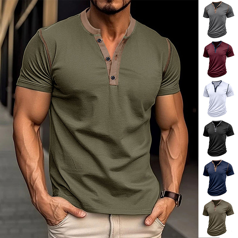 Men’s Summer Short-Sleeve Polo Shirt