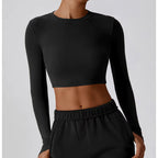 🧘‍♀️ Women’s Slim Fit Long Sleeve Yoga Top