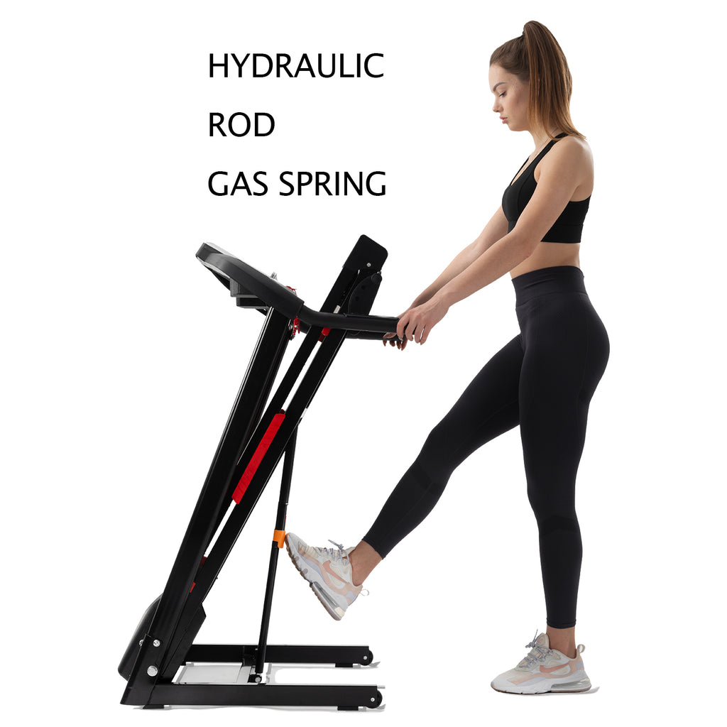 3.5HP Folding Electric Treadmill with Incline & LED Display