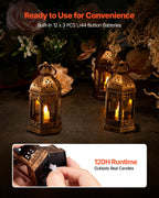 12 Pcs Decorative Candle Lantern, LED Electric Flameless Candle