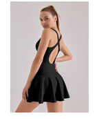 High-stretch Dresses, New Summer Nude Anti-walking Sports Dresses