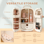 Portable Skincare Fridge With LED Display, 12L Mini Fridge For Beauty