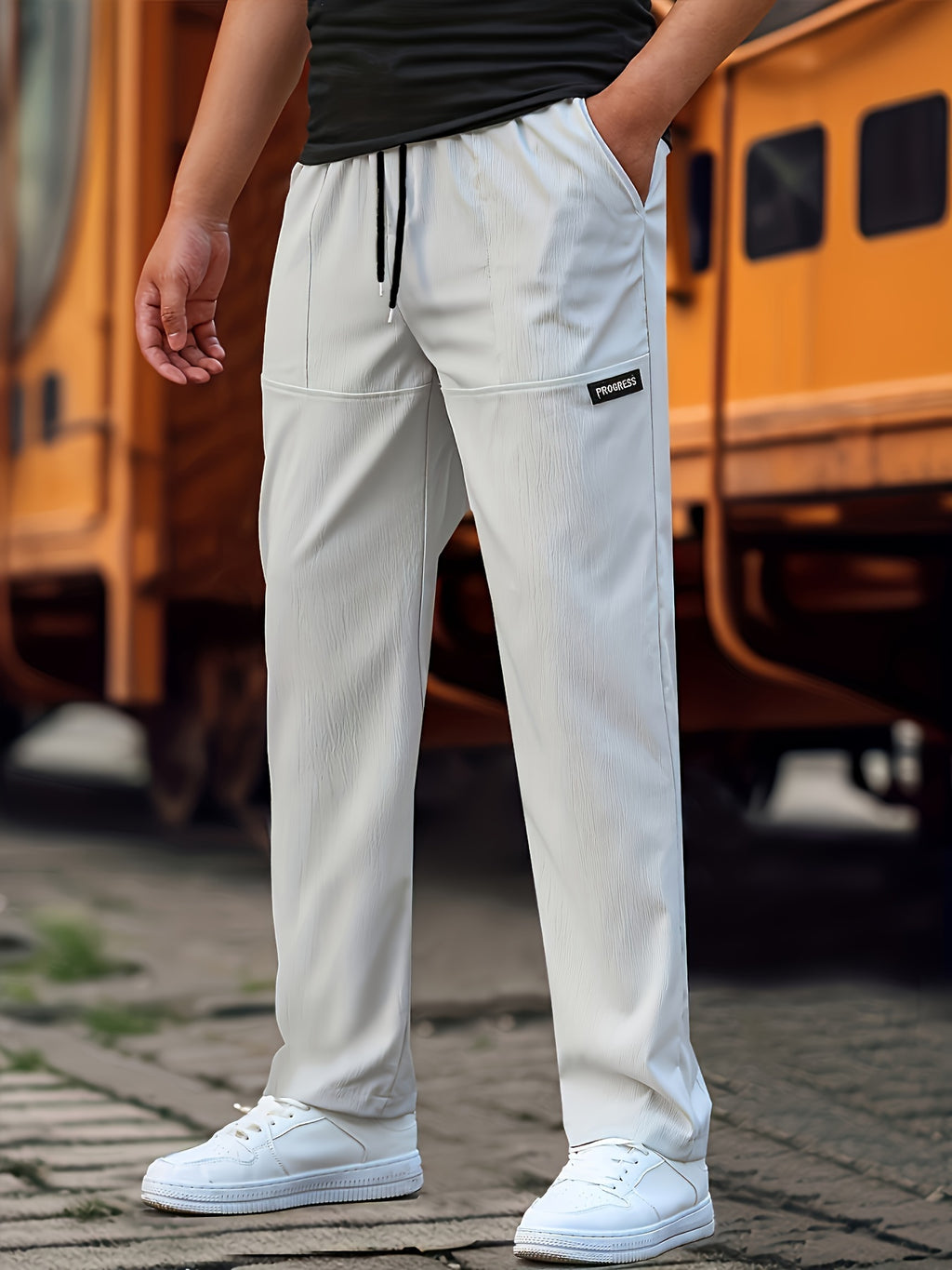 Men’s Fashion Printed Ankle Pants – Casual & Trendy