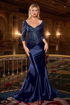 Elegant Embellished Formal Long Special Occasion Gown Detailed CDCD731