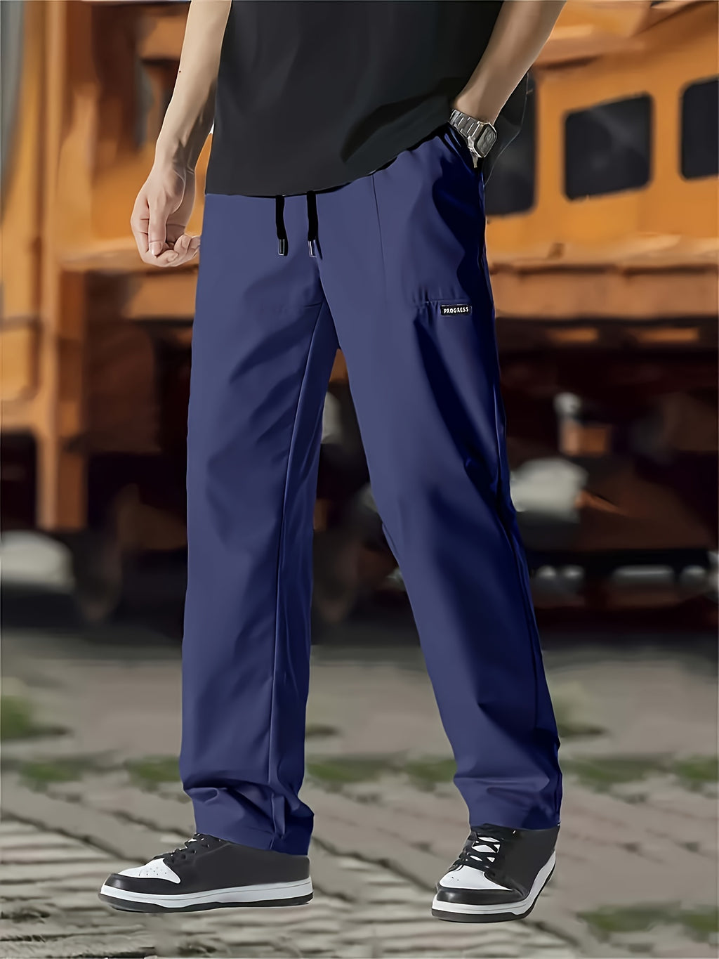 Men’s Fashion Printed Ankle Pants – Casual & Trendy