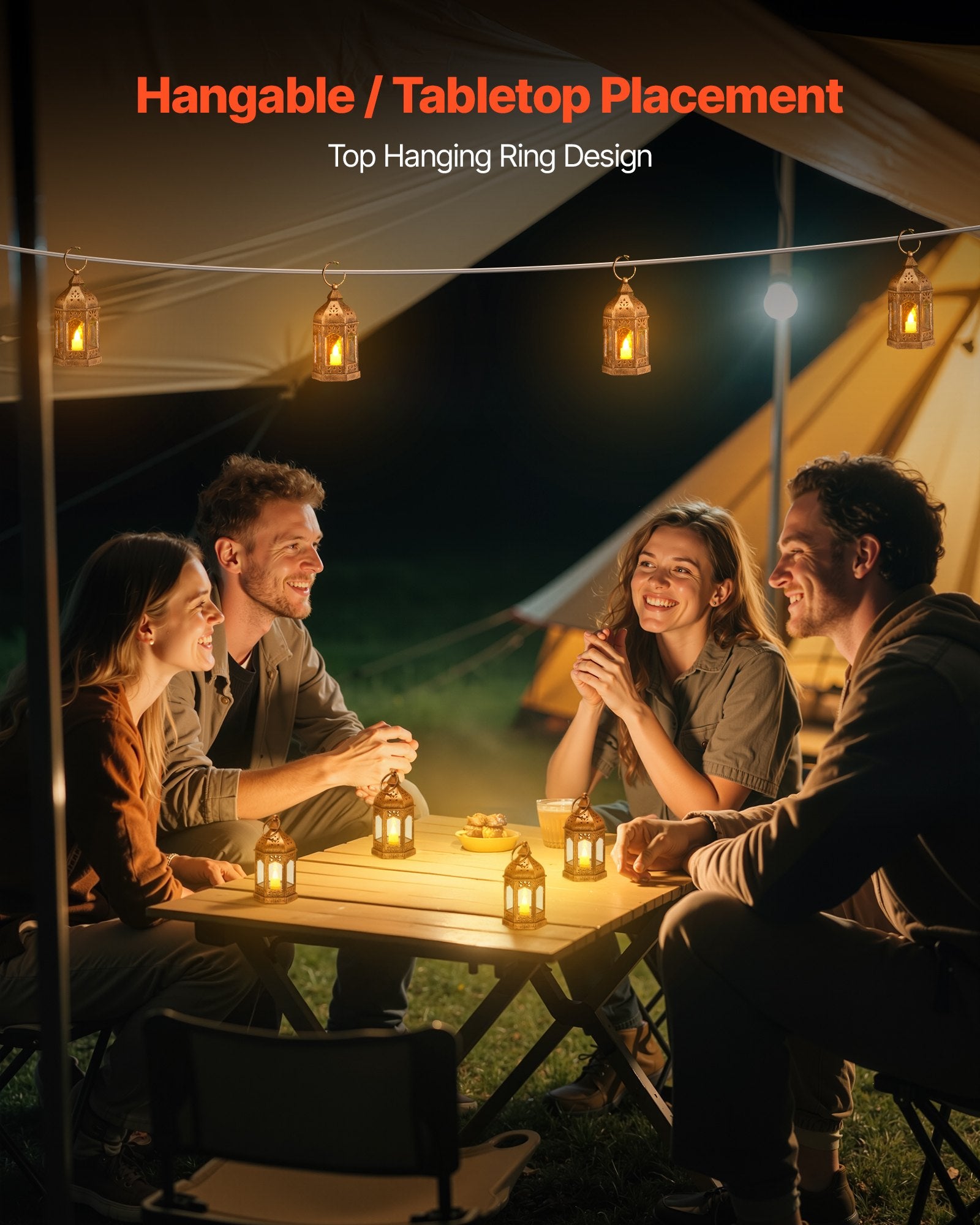 12 Pcs Decorative Candle Lantern, LED Electric Flameless Candle