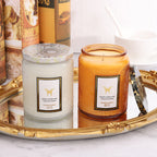 Embossed Glass Aromatherapy Candle Gift Set